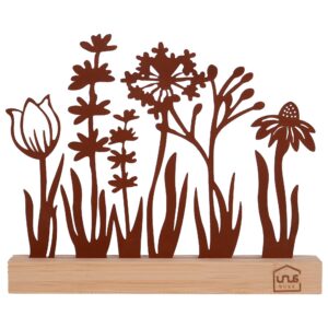 UNUS Aufsteller Silhouette Blumenrost für Gärtnern im Garten잘noop