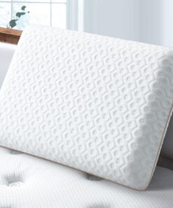 BedStory Gel Memory Foam Kissen 60x40 cm, 8 cm Höhe, Mittelfest für Seitenschläfer, Ergonomisches Kopfkissen mit abnehmb