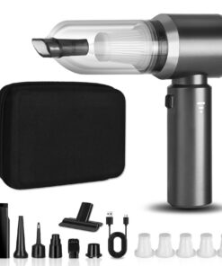 Handstaubsauger 4-in-1 Akku 15000PA, Auto Staubsauger Stark und Handständig, Kabellos MIT USB Schnellladung 6000mAh für