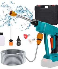 Makita Akku Hochdruckreiniger 18V - Tragbar für Auto und Terrasse - 5 m Schlauch - Ladegerät Inkludiert