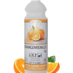 Lorito Orangenreiniger 1L - Sanfter & kraftvoller Orangenölreiniger für Küche, Bad & Wohnräume - Allzweckreiniger mit Fr