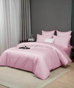 Luofanfei Mako Kühlend Glatt Satin Baumwolle Bettwäsche Set 80x80 cm Weich und Bügelfrei Kühlend Glatt Muster OEKO-TEX K