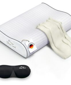 Sleep Good Orthopädisches Nackenstützkissen - Memory Foam - Für Seitenschläfer - Mit Höhenverstellbarkeit - Linderung vo