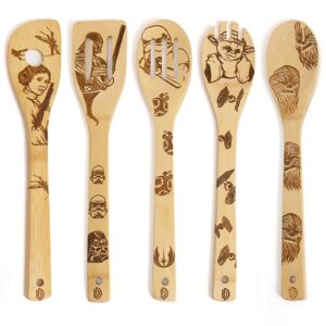 Star Wars Kochutensilien, Natürliche Holz Starwars Küchenartikel Kochset, Geschenke für Männer