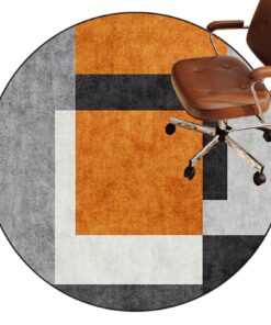 EYZO Rutschfest Bodenschutzmatte für Gaming-Stühle und Büros Bürostuhlunterlage Chair Mat Bürostuhlmatte 100 cm.Round