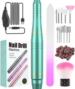 Elektrische Nagelfräser für Gelnägel & Acrylnägel 20000U/Min 11 In 1 Set für Anfänger & Profi Professionell Kallus Entfe