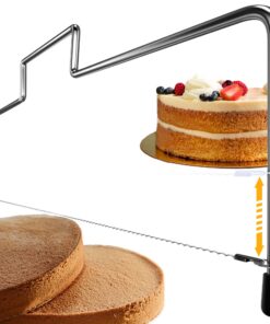 4smile Tortenschneider - Edelstahl, hohe Qualität für Küchenprofis und Anfänger - Einfach anwendbar für verschiedene Tor