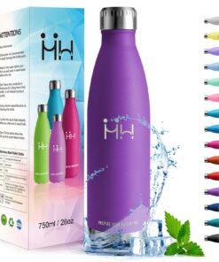 HoneyHolly Edelstahl Thermosflasche 750ml - BPA-Frei, Auslaufsicher für Fitness & Sport