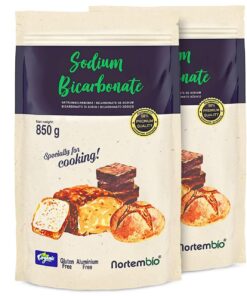 Nortembio Natron Lebenszimmerqualität-E500(ii) 2 x 850g für Küche & Backen - Hohe Reinheit, 100% Natur | Nortembio Natr