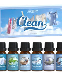 SALUBRITO Sauber Ätherische Öle Set für Sauberes Zuhause und Aromatherapie
