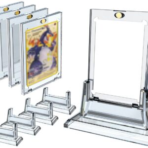 Pokemon Karten Hüllen Magnetic Card Holder mit UV Karten Folien für MTG TCG Karten Speciell für Sammler
