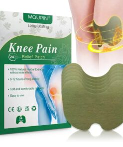 MQUPIN Knieschmerzlinderungspflaster Pain Relief Patch Schmerzlinderung für Nacken und Schulter (24 Pcs)