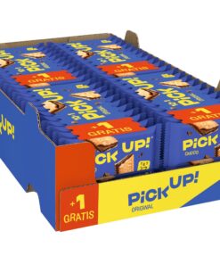 PiCK UP! Original 8 Multipack, Riegel mit knackiger Milchschokoladentafel, ideal als Snack für unterwegs