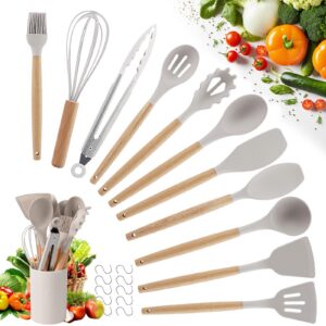 Küchenutensilien Set - 22 Stücke Silikon Küchenhelfer - Ideal für Küchen Enthusiasten - Hitzebeständiger Kochbesteck Set
