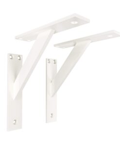 Sossai Regalträger – Eineindeutigkeit – modernes Design – weiß – Festinstallation – 180x180 mm –.DAL Sossai Regalträger