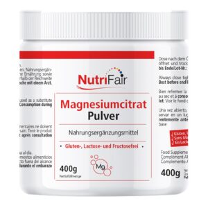 Magnesiumcitrat Pulver - Hochdosiert - ideal für Sportler - 100% Vegan & Deutsche Produktion | Premium & Fair Magnesiumc