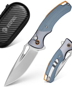 NedFoss HERON Klappmesser - Outdoor Messer mit Survival-Funktionen für den Alltag | NedFoss HERON Klappmesser - Einhand