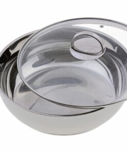 GRÄWE Bratpfanne 28 cm mit Glasdeckel für Familie im Outdoor-Cookout decrypted