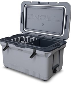 ENGEL Große Kühlbox 56,8 Liter - Ultra-Leicht, passt für Camping & Picknick - Wartet auf Eis 7 Tage, 75 x 45,7 x 43,2 cm