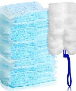 50 Stück Staubmagnet Nachfüllpack für Swiffer, Mikrofaser Staubwischer mit 1 Handgriff für HausFrauen im Haus contested