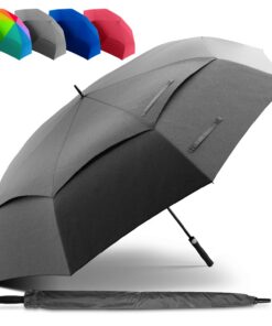 STYNGARD XXL Golfschirm Groß Sturmfest - Regenschirm für 2 Personen - Maximaler Wind- und Regenschutz - BELFAST