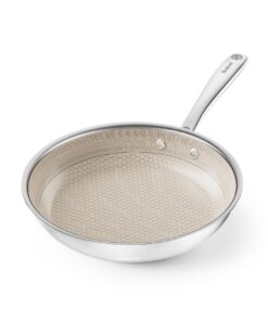Redchef Keramik-Hybrid-Bratpfanne, antihaftbeschichtet, für Küchenanwender, geeignet für AbgexFFFFFFtessenen Raumen, in