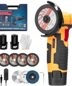 Mini Winkelschleifer Akku Flex zum Schneiden und Polieren für Profis mit 2 Batterien 19500RPM 76mm