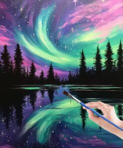 Aurora Malen Nach Zahlen für Erwachsene - Geschenk für sich selbst DIY Handgemalt Ölgemälde Leinwand 50 x 70 cm W8-4 A
