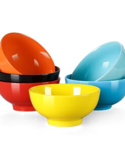 LOVECASA SWEET Serie Porzellanausgestattetes Frühstückspaar 6-teilig 550 ml 15 cm Pure