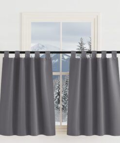 KGORGE Schlaufenvorhang Schlaufen Vorhänge 2er Set H 125 x B 90 cm Vergleich Wildlife Schlafzimmer innovative Verdunklun