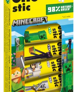 UHU stic Klebestift Minecraft 8x8,2g für Schoolernaubare Aufkleber | UHU stic Klebestift 2024 Minecraft 8x8,2g Kindersi