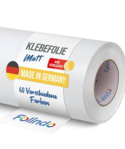 FOLINDO Möfelfolie selbstklebend Transparenz Matt - Ideal für Möbel & Küche, selbstklebend | FOLINDO Möbelverkleidung s
