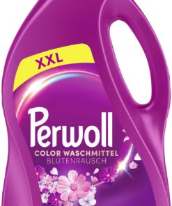 Perwoll Blütenrausch Waschmittel (80 Waschladungen) für sanfte Farbensubstanzerneuerung und Faserreinigung bei allen far