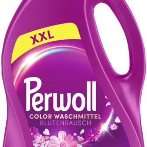 Perwoll Blütenrausch Waschmittel (80 Waschladungen) für sanfte Farbensubstanzerneuerung und Faserreinigung bei allen far