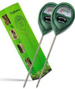 Suplong Boden Feuchtemesser - Präzises Pflanzen Feuchtkontrollgerät für Outdoor und Indoor Pflanzen - Keine Batterie Not