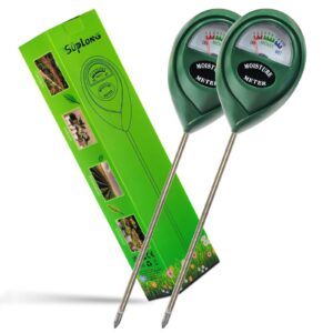 Suplong Boden Feuchtemesser - Präzises Pflanzen Feuchtkontrollgerät für Outdoor und Indoor Pflanzen - Keine Batterie Not