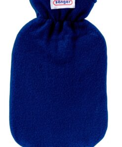 Wärmflasche Blau 2,0 Liter Fleecebezug | 2,0 Liter Blauer Wärmflasche mit Fleece | Blauer Wärmbecher 2,0 Liter Fleece B