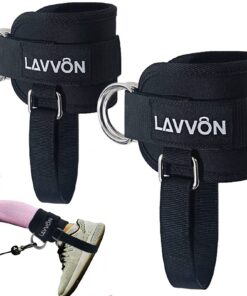 Stabile Träger Fußfesseln für Kickbacks - Fitness Kabelzug Ankle Straps für Damen und Herren | Kickbacks Fußschlaufen K