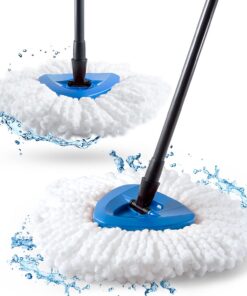 BEIGOLD® extra robust Wischmopp Aufsatz für Vileda EasyWring & Clean - Extra dichter und weicher Struktur - Sauber wisch