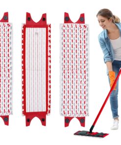 3 Stück Bodenwischer Ersatzbezug Kompatibel mit Vileda,für Ultramat Mop Ersatz, leicht zu Befestigen, Staubwischer, für