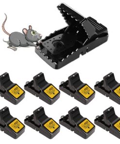 Rattenfalle Schlagfalle Mouse Trap Profi (8) - Hochwertige Mäusefallen fürProfis und Hausgebrauch