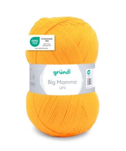 Gründl Wolle Big Mamma uni - XXL Wolle zum Stricken - Weich und hautfreundlich - 100% Polyacryl - 1 Knäuel 400 g / 1040