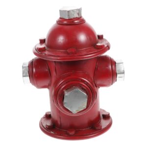 HYTROVE Retro Eisen Feuerwehrhydrant Dekoration für Garten und Innenräume - Rustikales Haushaltsornament - Ideal für Fre