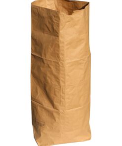 Papier-Abfallsäcke 70 Liter 2-lagig 25 Stück Braun 85x55x23cm