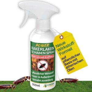 Kakerlaken Abwehrspray – Pflanzliches Power Konzentrat für sofortige, effektive & nachhaltige Bekämpfung | 500ml für Inn