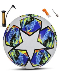 RNNTK 2024 Fußball Ball für Football Fans als Geburtstagsgeschenk mit Pumpe Regulär Nr. 5