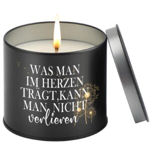 PRSTENLY Trauergeschenk, 9OZ Trost Geschenke für Verstorbene mit Spruch, Gedenkkerze für Lieblingsmensch und Verstorbene