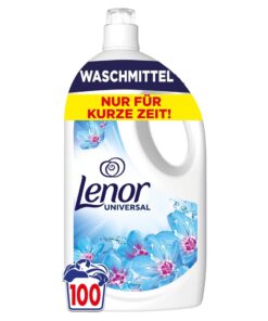 Lenor Flüssigwaschmittel, 100 Waschladungen, Aprilfrisch & Langanhaltende Frische für Ihren Lappen A.I.S.E. Charter für