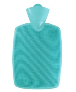 Hugo Frosch Wärmflasche Klassik 1,8l – Halblamellenstruktur – geruchsneutrale Bettflasche