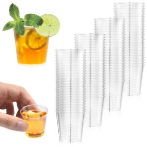 Magrimaxio 100 Stück schnapsgläser plastik, wiederverwendbar, für Verkostung und Partys, 3cl/30ml shotgläser, pinnchen G
